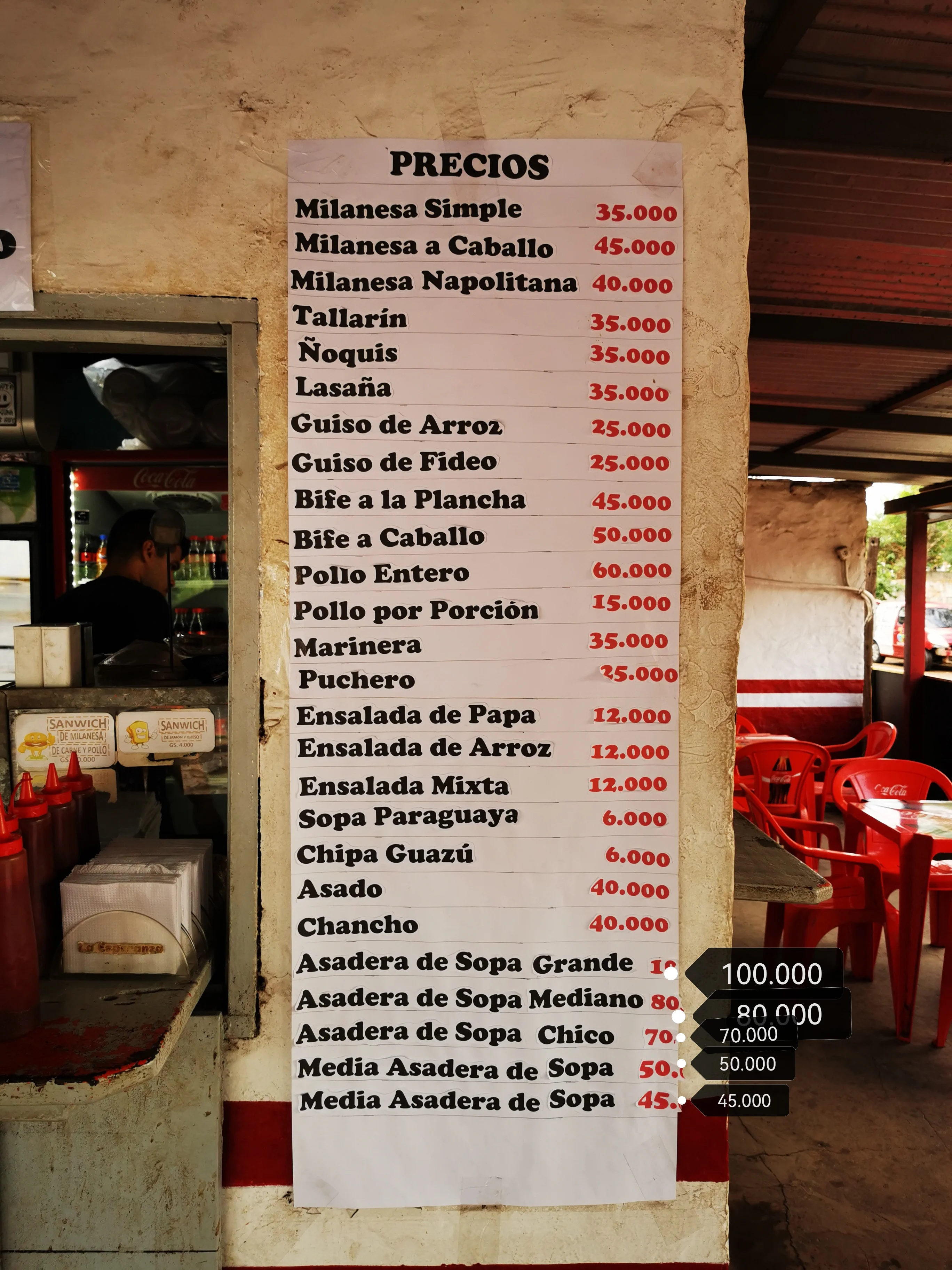 Menú de Comedor La Esperanza — página 3