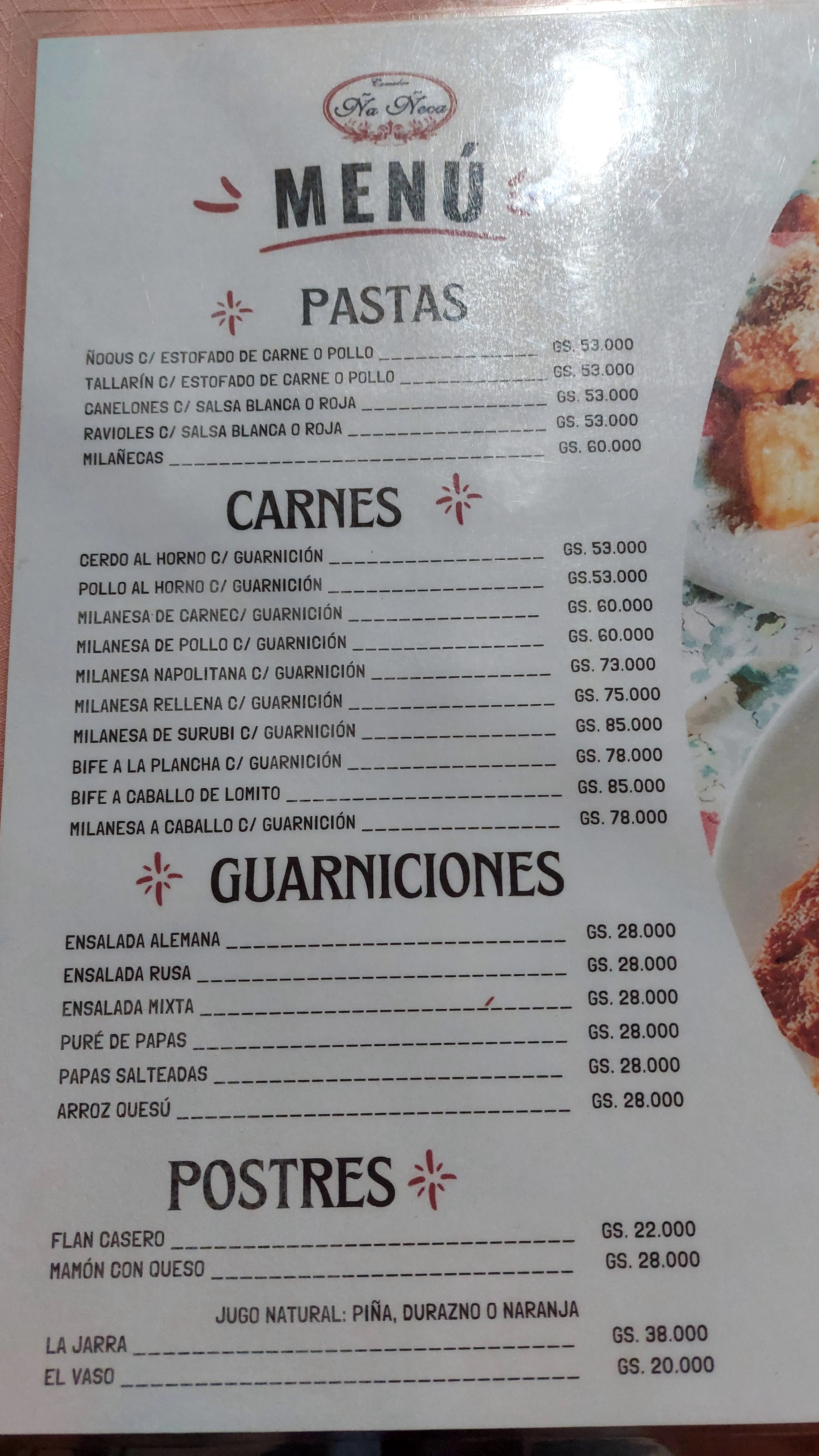 Menú de Comedor Ña Ñeca — página 7