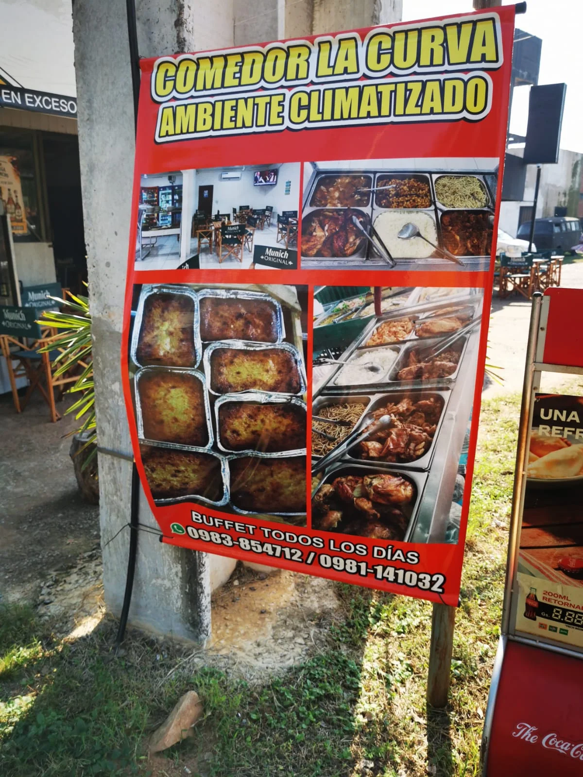 Menú de Pollería Comedor La Curva — página 1