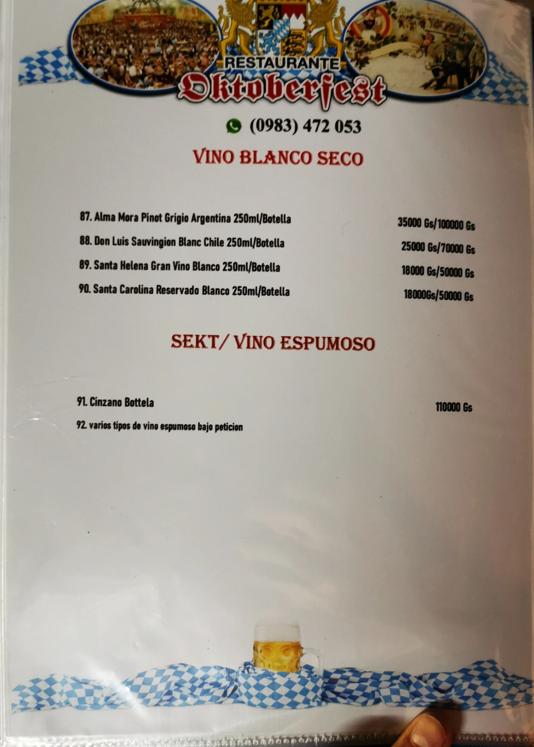 Menú de Restaurante Oktoberfest — página 9